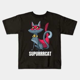 SuperCat! Supurrrcat! Kids T-Shirt